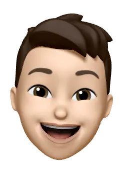 A memoji of Kyle Butts with a kazoo